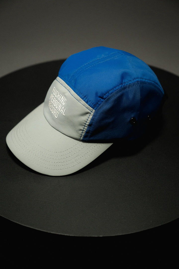 Gorra Gris Azul Running Impermeable
